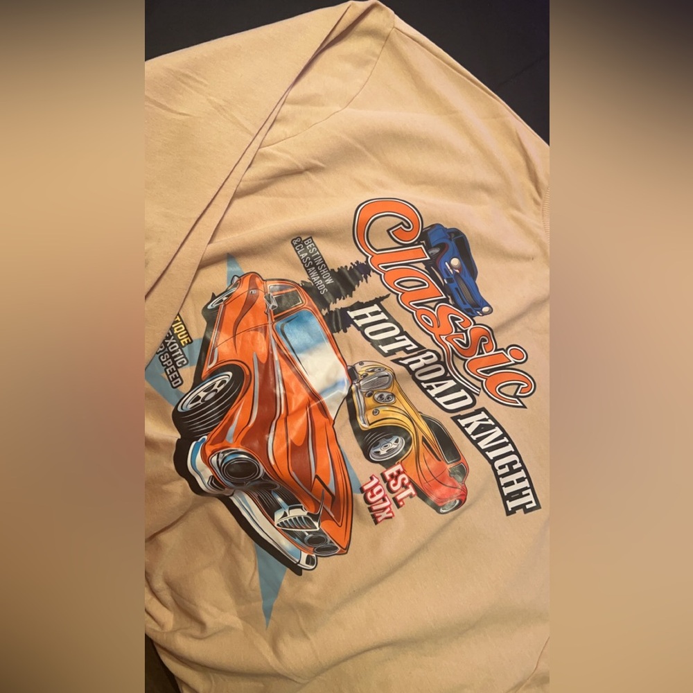 Tan Graphic Unisex Sweatshirt for girls and boys 10-11
